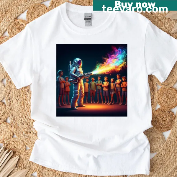 Whimsical Teacher From The Stars T-shirt design