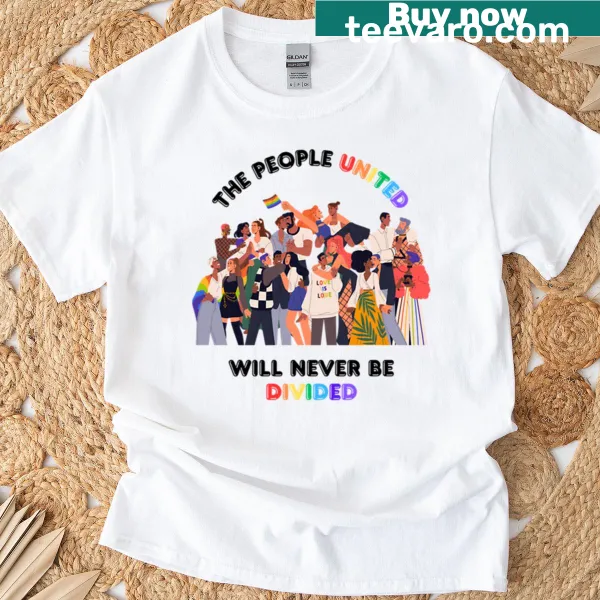 Empowering tee stating 'People United'