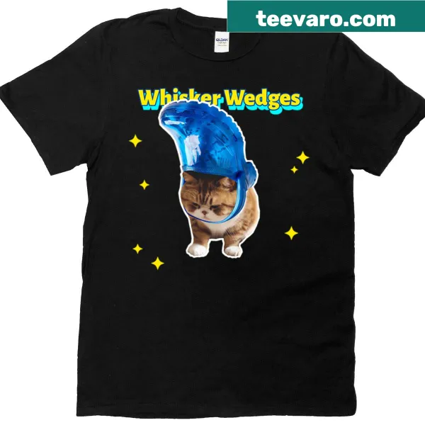 Cute t-shirt featuring whimsical cat shoe illustrations