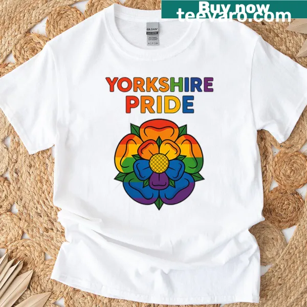 T-shirt with the phrase 'Yorkshire Pride' in bold text