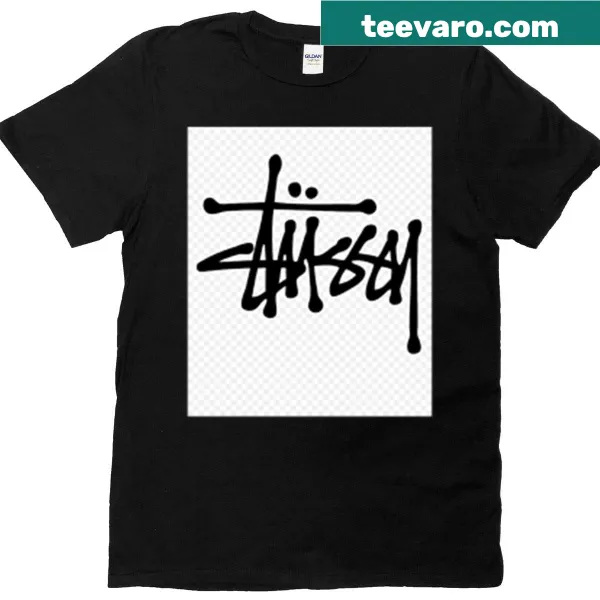Minimalist silhouette T-shirt with abstract design