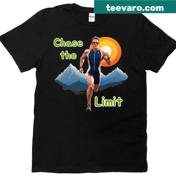 T-shirt for marathon runners with motivational text