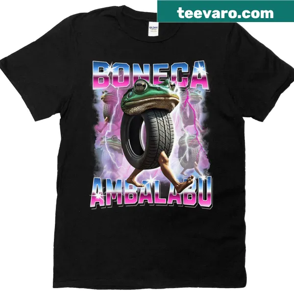 Funny t-shirt with the phrase 'Boneca-ambalabu' for Gen Z