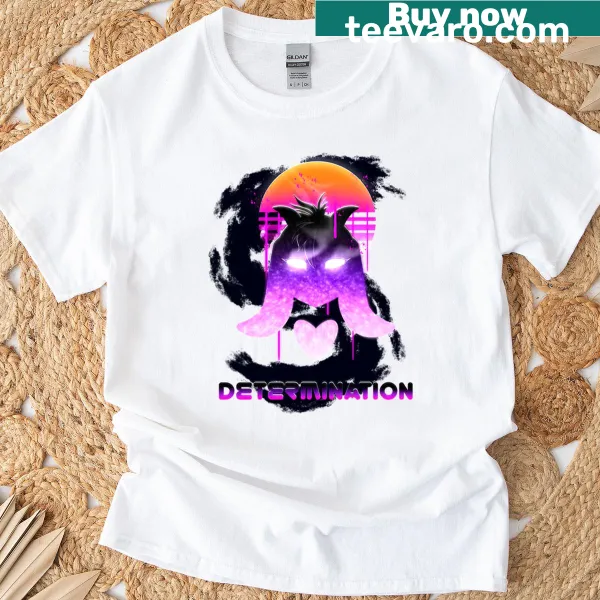 Graphic of Ralsei character on a t-shirt with playful design