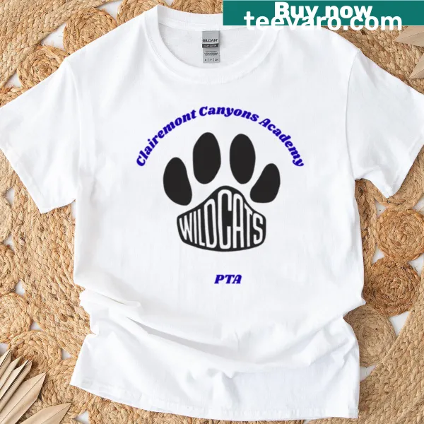 Minimalist typography t-shirt featuring 'CCA PTA'