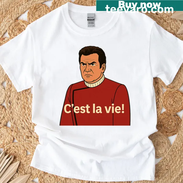 Humorous C'est La Vie Admiral t-shirt design