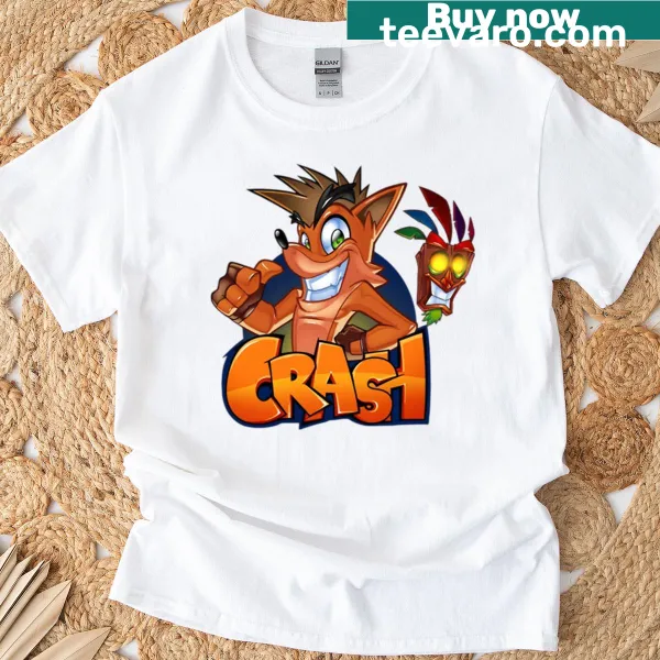 Nostalgic T-shirt with cartoon characters inspired by a 90s fruit game