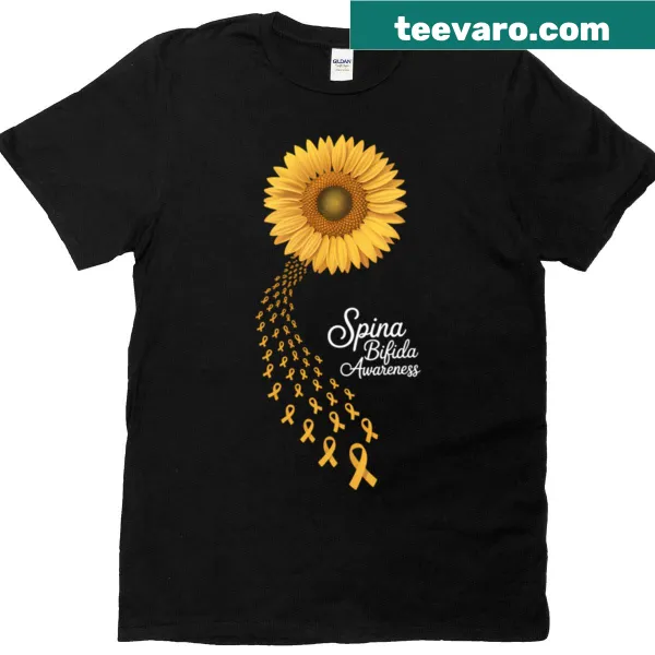 Illustrated daisy flower design for spina bifida awareness