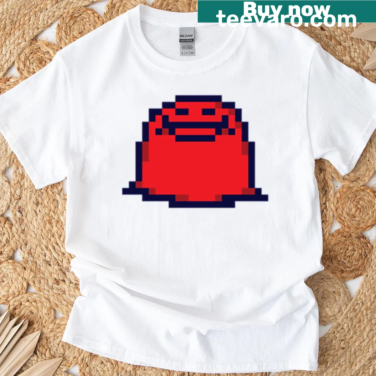 T-shirt featuring Nubert from Deltarune Chapter 2 — on a men's t-shirt