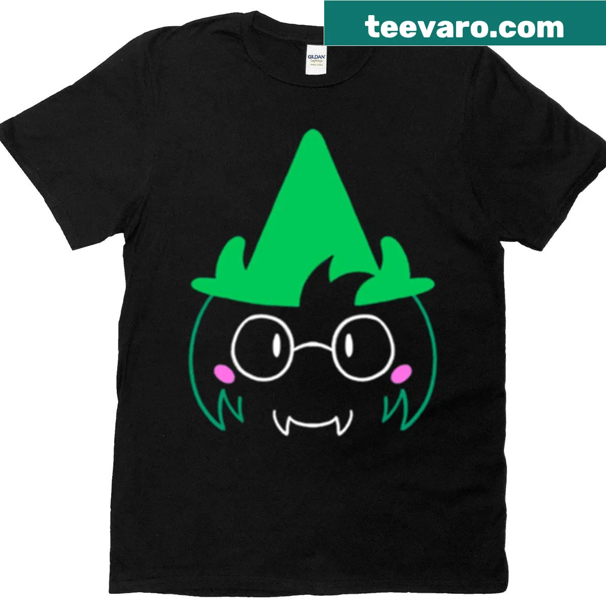 Deltarune Ralsei t-shirt with a cute graphic of Ralsei — on a men's t-shirt