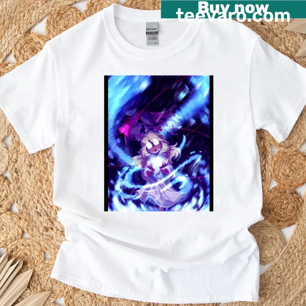 Graphic T-shirt featuring Deltarune Snowgrave theme illustration