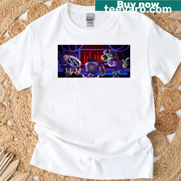 Sweet Capn Cakes graphic T-shirt featuring a whimsical design from Deltarune