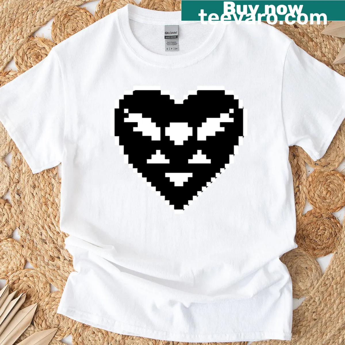 Deltarune Undertale emblem logo on a T-shirt — on a men's t-shirt