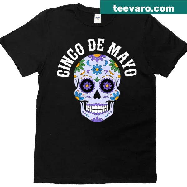 Cinco De Mayo T-shirt with playful festive lettering