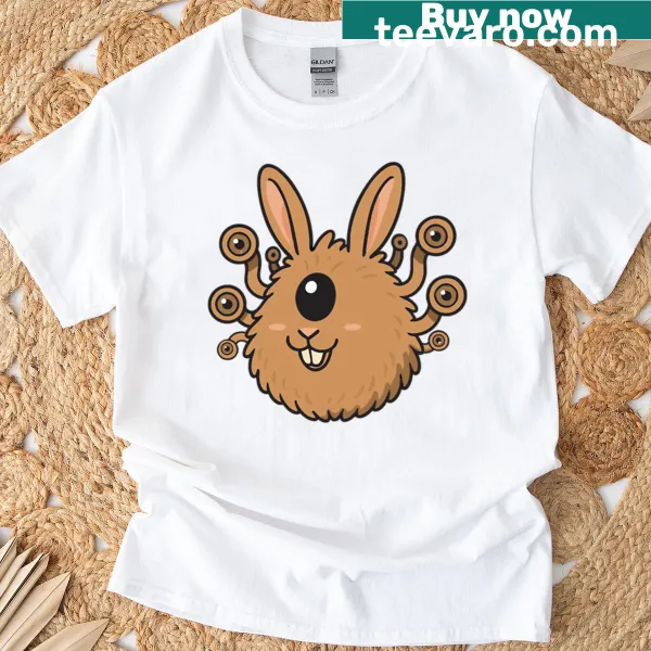 Dungeons and Dragons themed T-shirt featuring a playful bunholder graphic