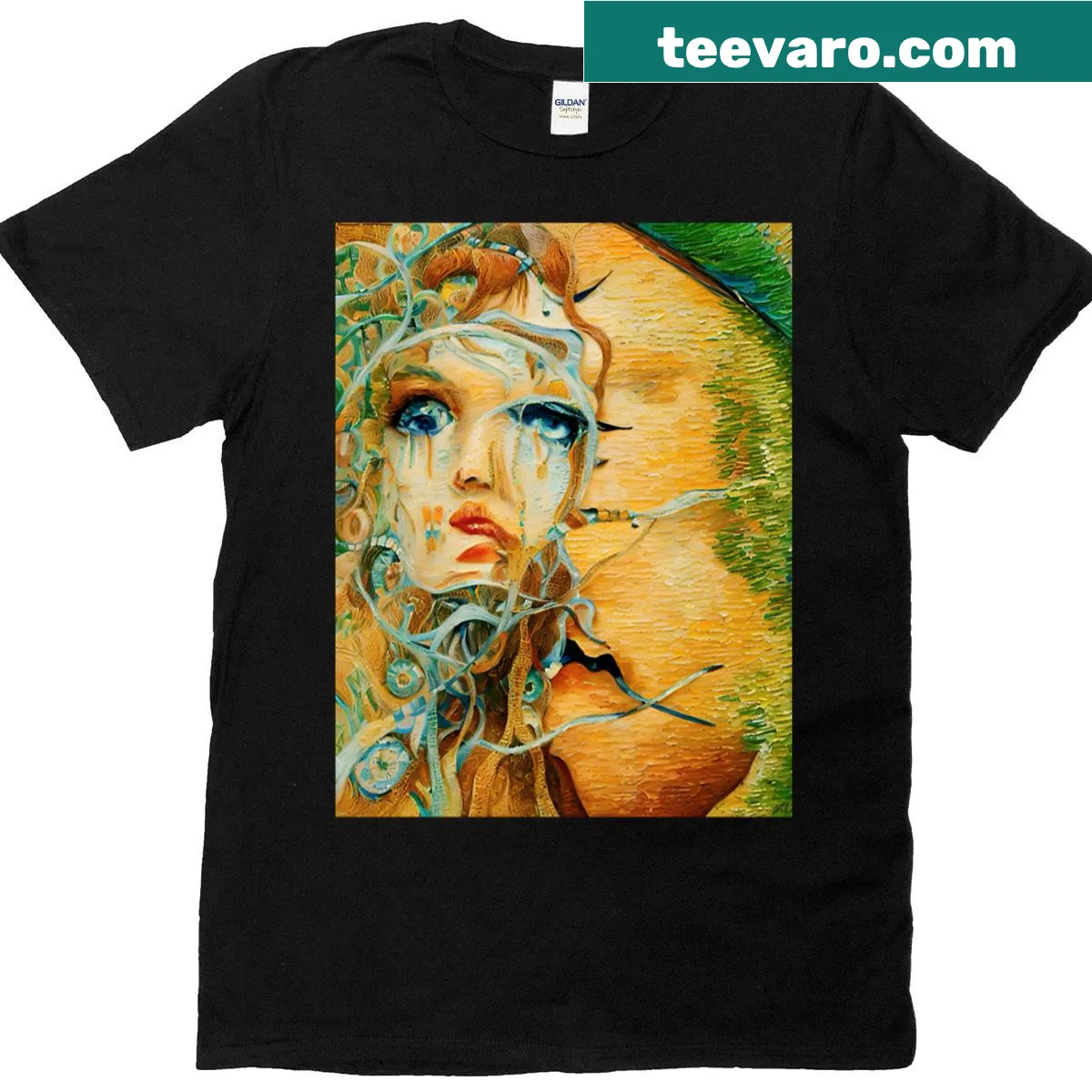 Minimalist T-shirt with the phrase 'Fallen Grace' elegantly displayed — on a men's t-shirt