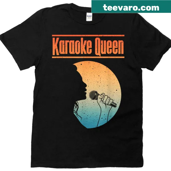 Funny karaoke-themed T-shirt for music lovers