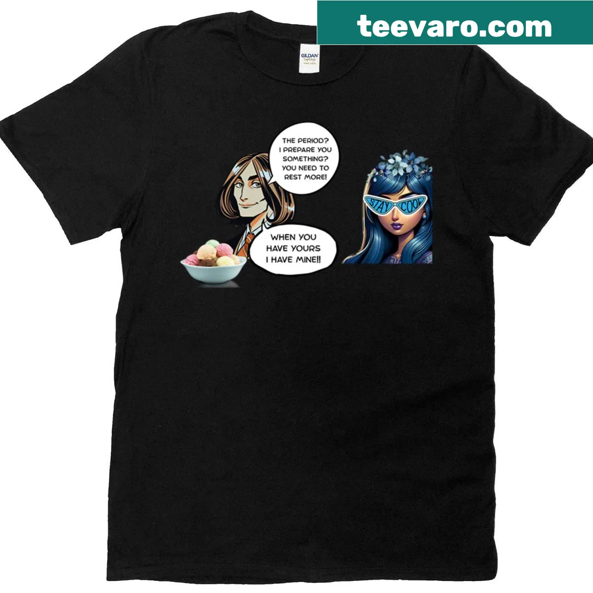 T-shirt with the phrase 'Gentle Masterpiece' in playful typography — on a men's t-shirt