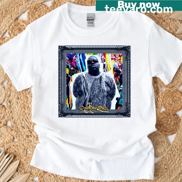 Vintage-distressed big t-shirt with golden typography design