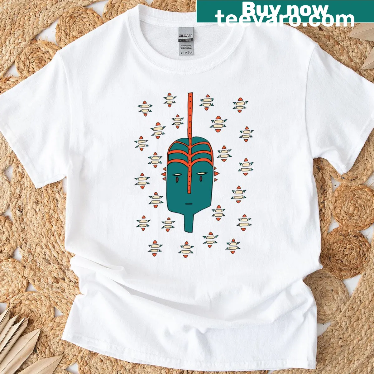T-shirt with the phrase 'Guardian of Color' in striking typography design — on a men's t-shirt