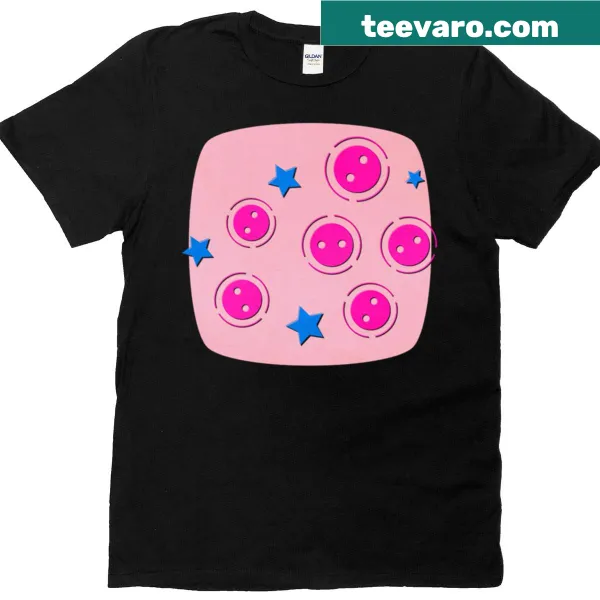 Fun My Little Pony buttons graphic on a playful t-shirt