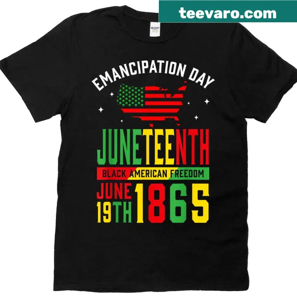 Juneteenth t-shirt celebrating freedom with straightforward design