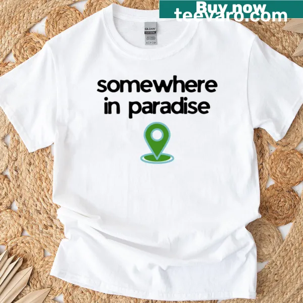 Tropical summer paradise design T-shirt