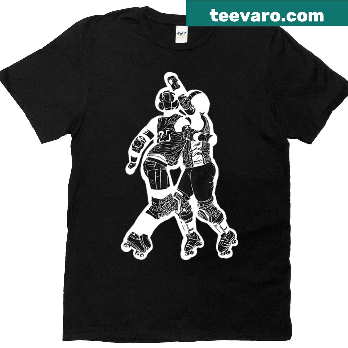 Text graphic saying 'Look Ma, No Hands!' on T-shirt — on a men's t-shirt