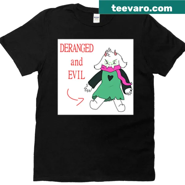 Edgy illustration of Ralsei from Delta Rune with dark elements