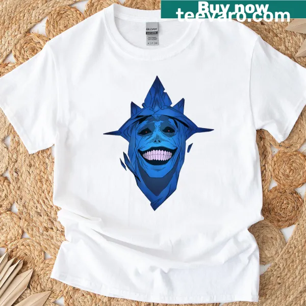 Scribble-style graphic t-shirt with a spooky horror theme