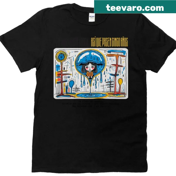 Typographic T-shirt featuring a quote by Federico García Lorca