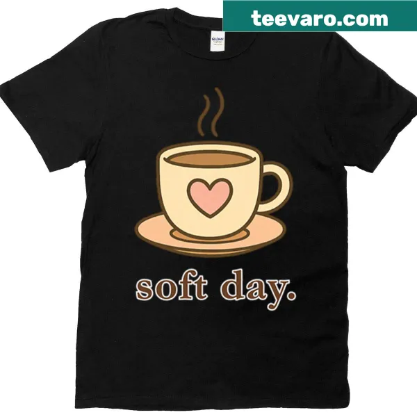 Minimalist T-shirt with a cozy positive quote design