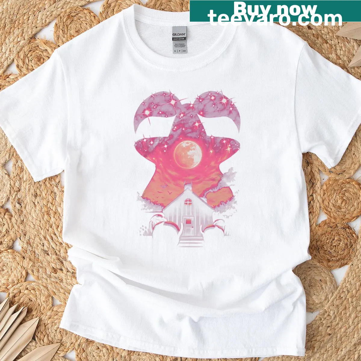 Stardew Valley themed T-shirt featuring farming and community elements — on a men's t-shirt