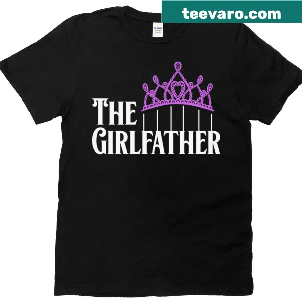 Sentimental typography T-shirt celebrating the father-daughter bond.