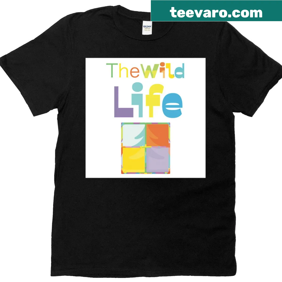 Illustrated T-shirt celebrating the beauty of wildlife and nature. — on a men's t-shirt