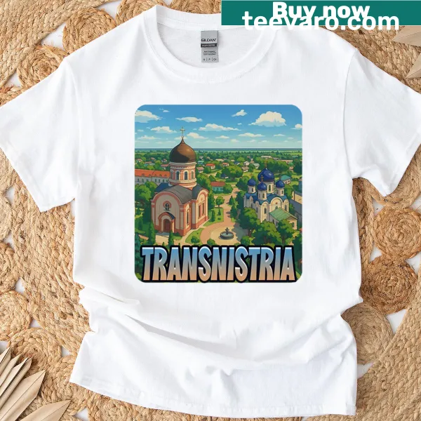 Graphic capturing key landmarks of Transnistria