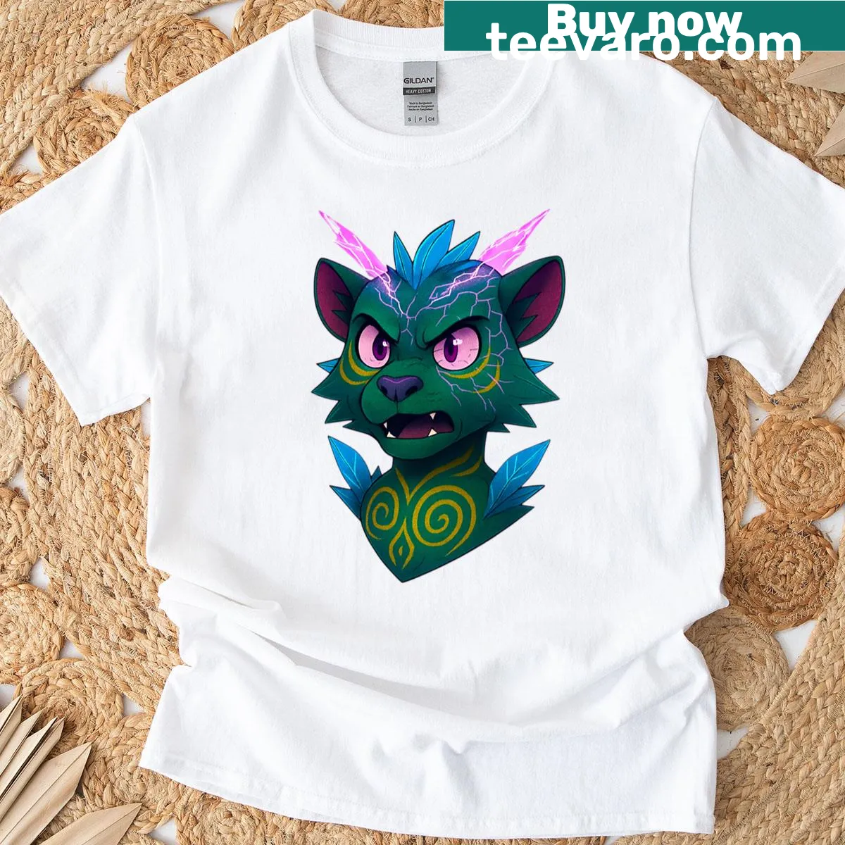 Cartoon hero character graphic on a playful pop culture T-shirt. — on a men's t-shirt