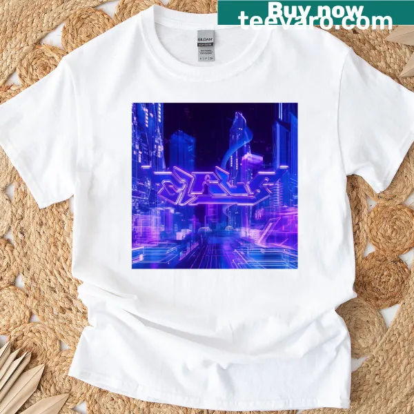 Retro Y2K hip-hop aesthetic T-shirt featuring bold graphics