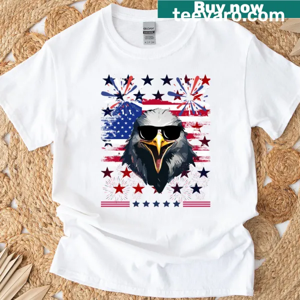 Classic t-shirt featuring typography for 4th of July