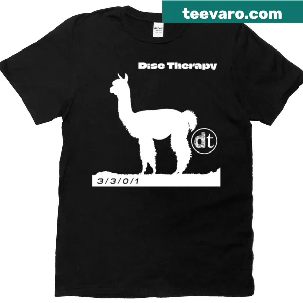 Minimalist t-shirt featuring an alpaca silhouette