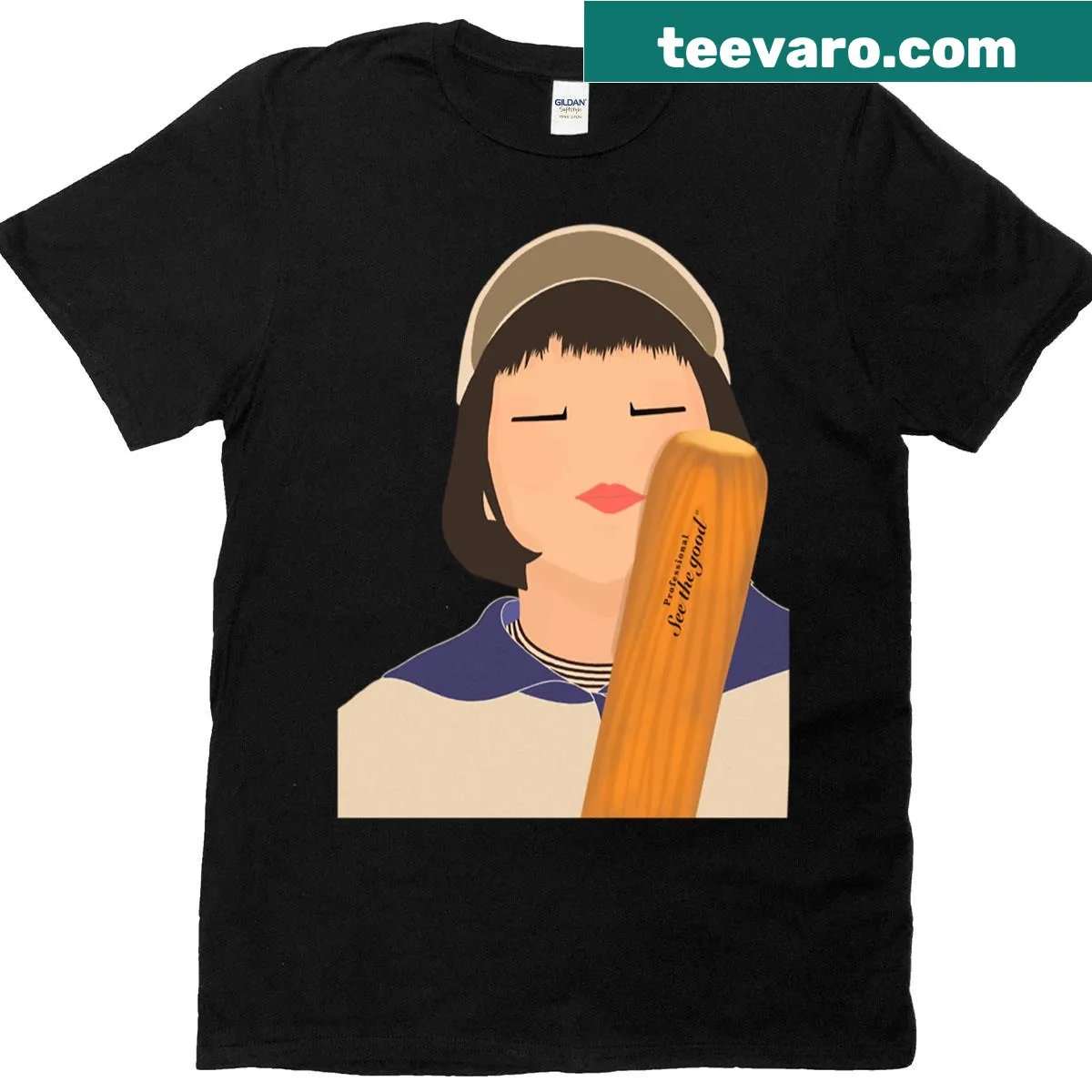 Inspirational T-shirt with text 'Always Look On The Bright Side' — on a men's t-shirt