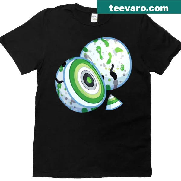 Aromantic T-shirt featuring a bold jawbreaker graphic and playful text