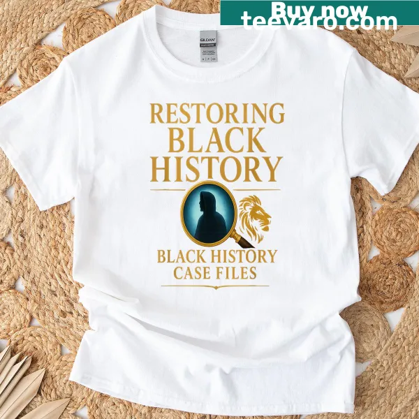 Graphic design inspired by Black history case files
