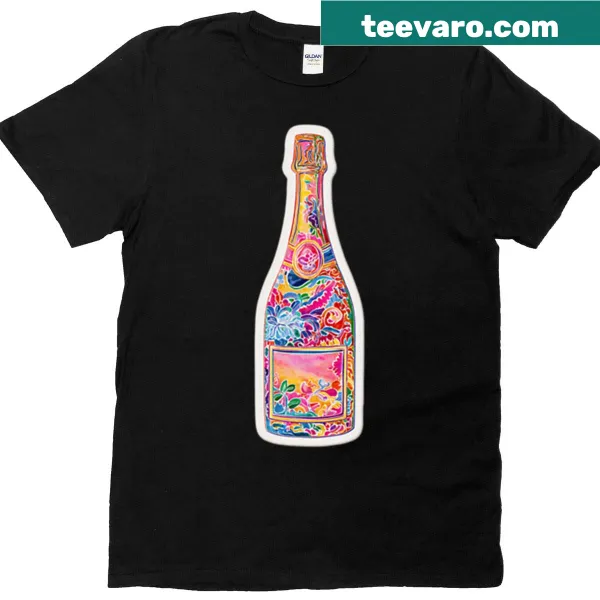 Minimalistic Bright Bottle T-shirt with bold graphic