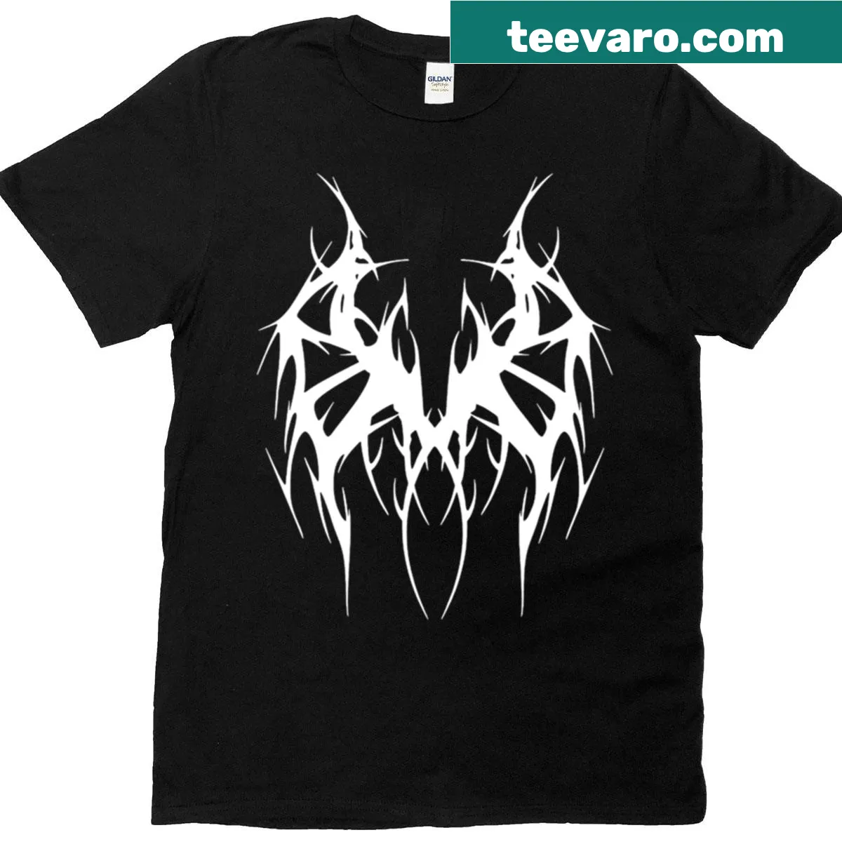 Intricate design showcasing symbols of cybersigilism and digital art — on a men's t-shirt