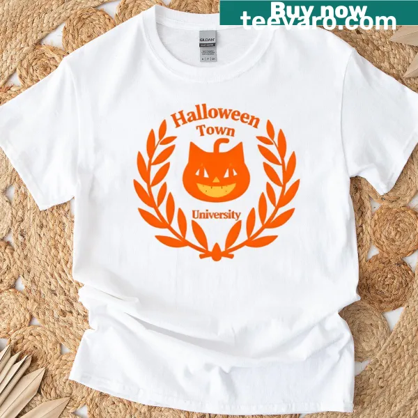 Edgy typography graphic T-shirt with a humorous college theme