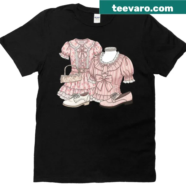 Charming coquette-themed T-shirt with playful design
