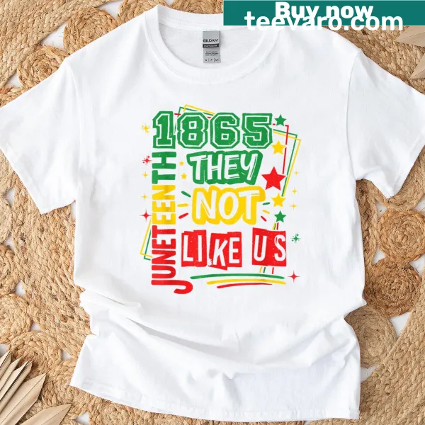 Vintage t-shirt celebrating Juneteenth with humorous text
