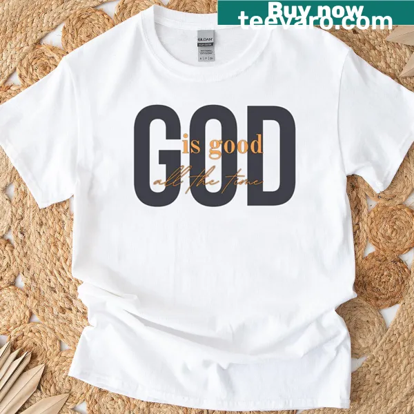 Inspirational faith graphic on a T-shirt