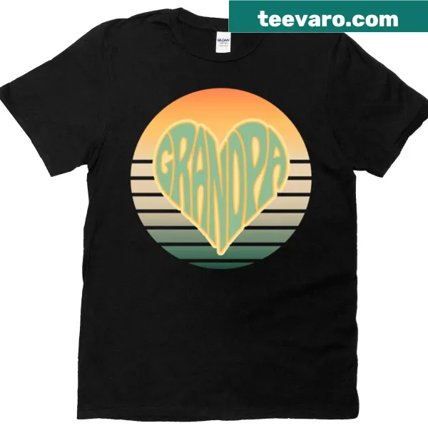 Heartfelt t-shirt celebrating the bond with grandpa